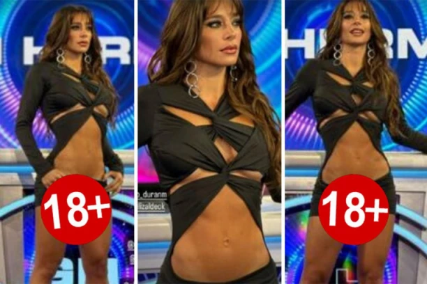 VODITELJKA SE POJAVILA BEZ GAĆICA UŽIVO U EMISIJI: Spustila nikad kraću haljinu, sve sevnulo! (FOTO)