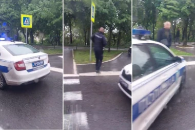 POKOSIO ŽENU NA PEŠAČKOM, PA SE PRAVDAO DA JE BILO SLUČAJNO: Teška nesreća na Labudovom brdu, intervenisale hitna i policija (VIDEO)