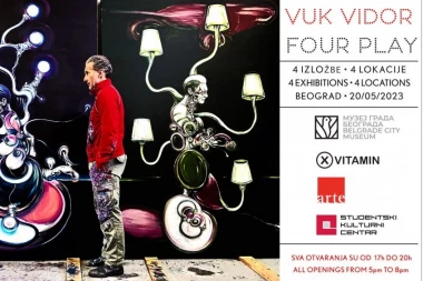 Četiri izložbe Vuka Vidora: "FOUR PLAY" od 20. maja u Beogradu