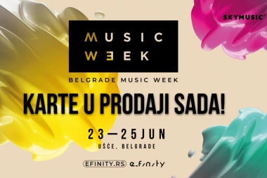 Konačno u prodaji ulaznice za Belgrade Music Week - SAMO ZA SUPERFANOVE!