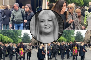 ESTRADA ISPRAĆA SVOG ANĐELA! Poznate ličnosti stigle na kremaciju Lane Toković, ne mogu da zaustave SUZE! (VIDEO)