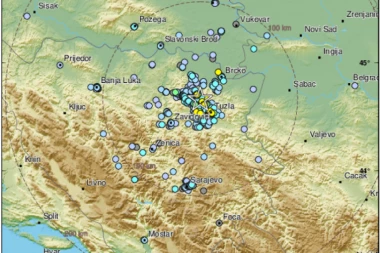 JAK ZEMLJOTRES POTRESAO BiH: Epicentar kod Tuzle