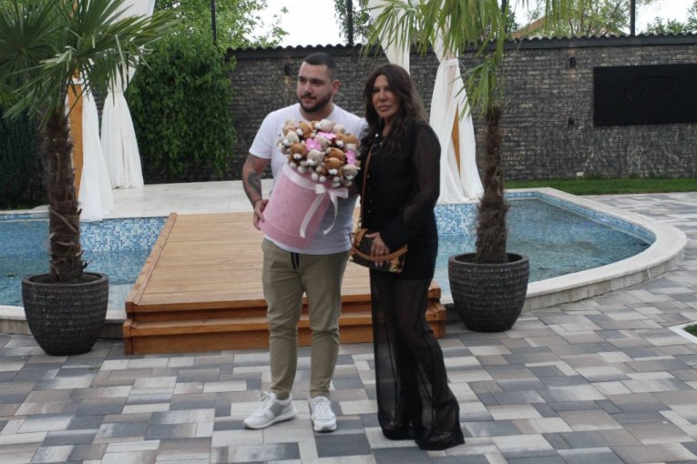 Slađa Trajković sa sinom Milošem