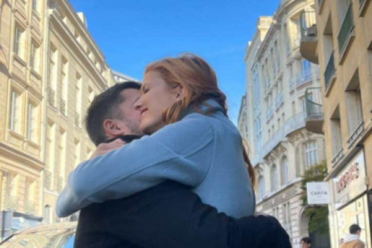 Mirko Rašić i verenica Marijana