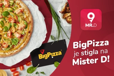 BigPizza od sada dostupna na Mister D aplikaciji