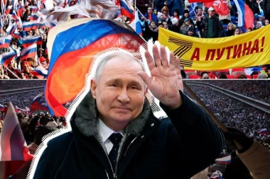 STIGLI REZULTATI: Predsedniku Putinu veruje 80 odsto Rusa, premijer daleko iza njega (FOTO)