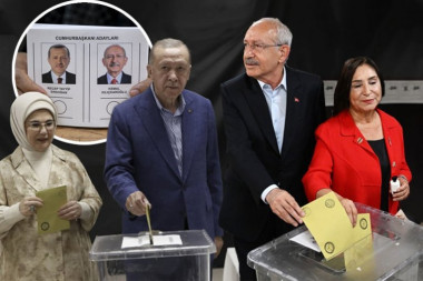 NIŠTA BEZ HANUME: Erdogan i Kiličdaroglu glasali zajedno sa ženama (FOTO, VIDEO)