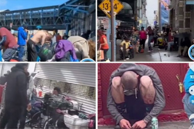ZOMBIJI! Snimci sa ulica Filadelfije pokazuju kakva pošast hara nakon što se proširila upotreba smrtonosne droge "trank"! JEZIVO! (UZNEMIRUJUĆI VIDEO)