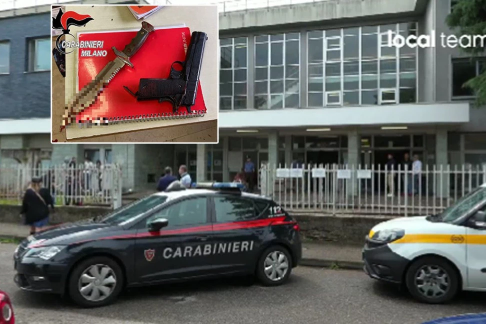 NAPAD U ŠKOLI, PROFESORKA IZBODENA NOŽEM: Učenik od 16 godina koji ju je napao mahao i replikom pištolja, izazvao paniku među đacima, pa se predao policiji (FOTO, VIDEO)