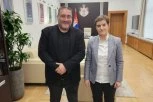 ANA BRNABIĆ SE SASTALA SA NARODNIM POSLANIKOM BULATOVIĆEM