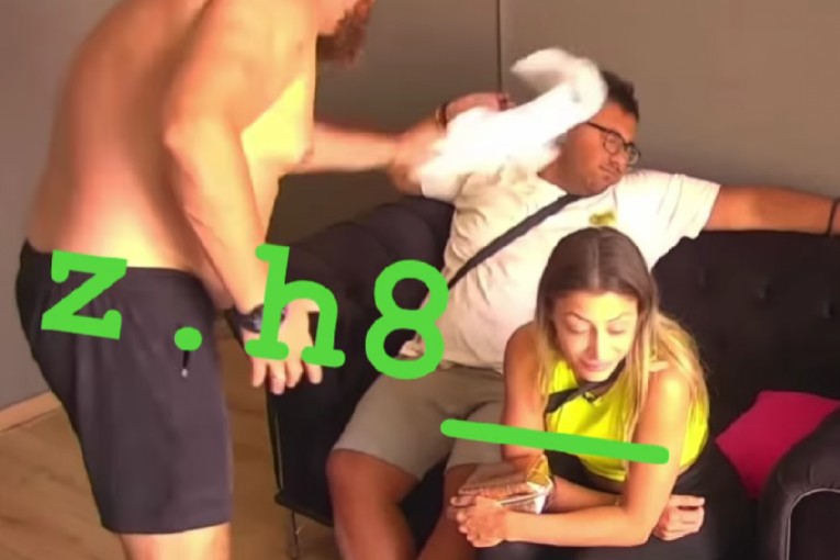 Miljan Vračević udara Nenada Lazića Necu po glavi Zadruga 6