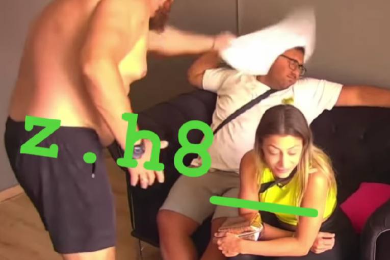 Miljan Vračević udara Nenada Lazića Necu po glavi Zadruga 6