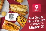 Originalni američki hot dog iz Hot Dog & Pizza Factory na Mister D aplikaciji
