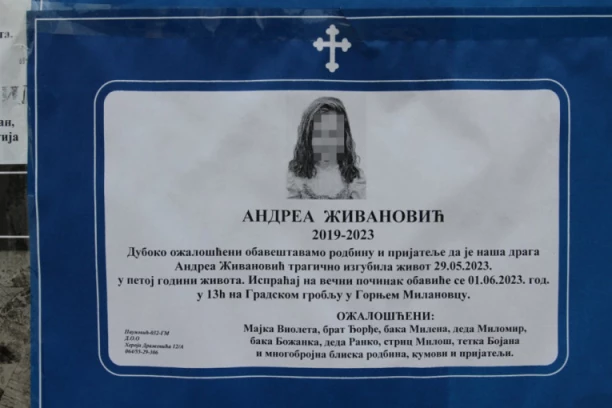 LJUDI GLEDAJU U UMRLICE I PLAČU! Tuga u Gornjem Milanovcu, sahrana tragično nastradalih oca i ćerkice!