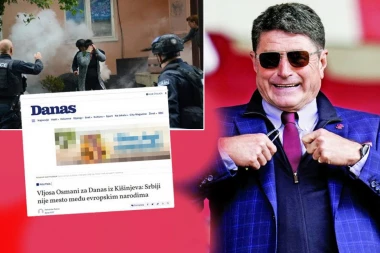 AKO JE I OD ŠOLAKOVCA, MNOGO JE: Srbe proteruju sa Kosova, a oni puštaju Vljosu Osmani da pljuje Srbiju!