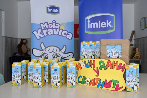10 TONA MLEKA ZA USTANOVE ZA DECU BEZ RODITELJSKOG STARANJA ŠIROM SRBIJE