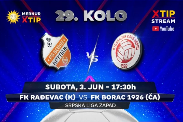 Direktan prenos Srpske lige - grupa Zapad, samo na Xtip Stream-u!