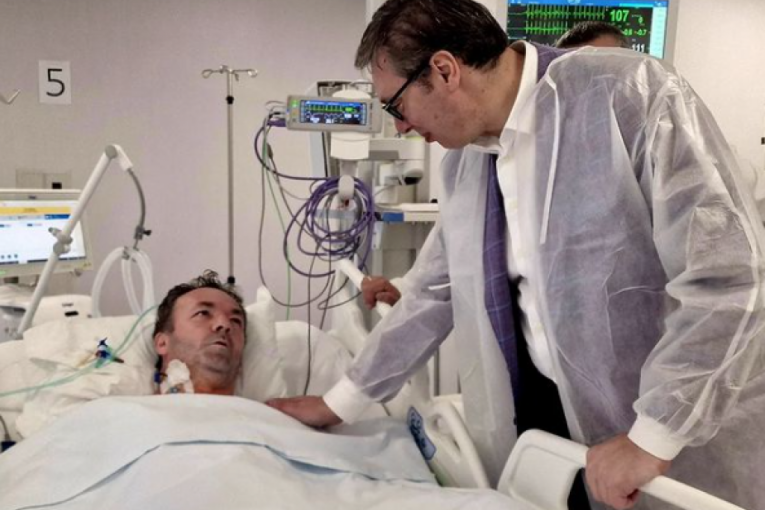 VUČIĆ OBIŠAO RANJENOG SRBINA: Dragiši sam poželeo ono za šta se borio celog života - SLOBODU!