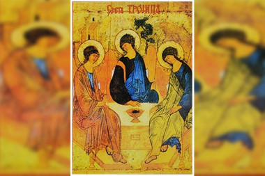 POKLON SVIM ČITAOCIMA! Samo uz Srpski telegraf ikona Svete Trojice u zlatotisku