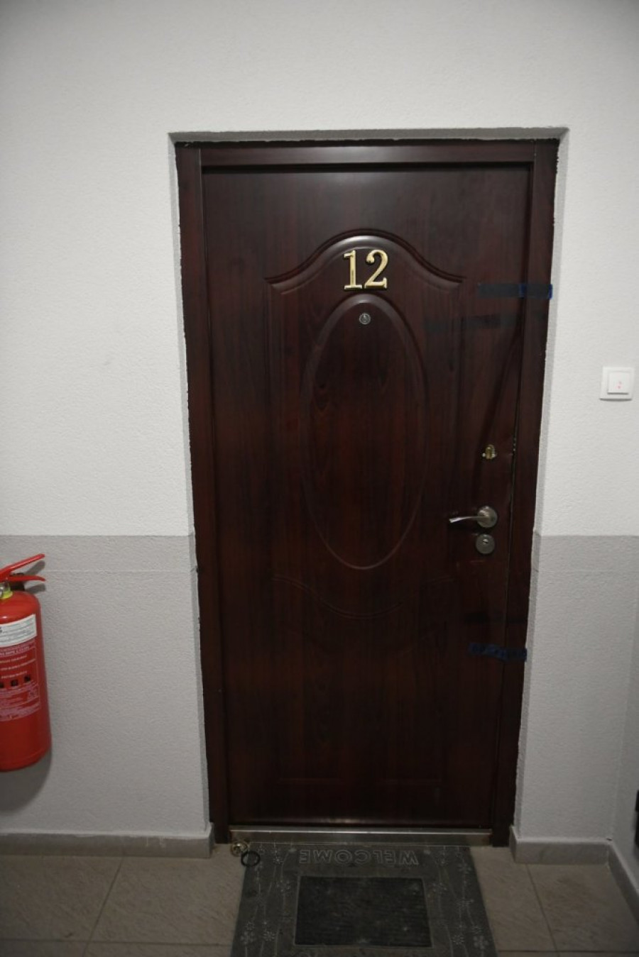 Vrata iza kojih se dogodio zločin u Pančevu