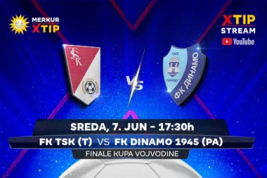 Uživo prenos finala Kupa Vojvodine, samo na Xtip Stream-u!