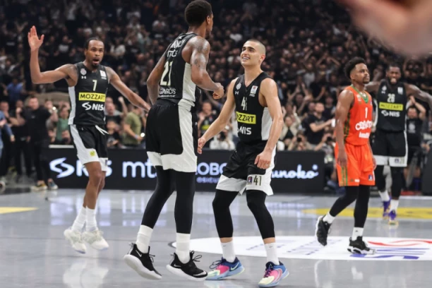 PARTIZAN POKAZAO SVOJU MOĆ U MAJSTORICI: Crno-beli PREGAZILI Cedevitu za finale AdmiralBet ABA lige!
