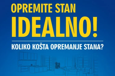 Nudimo vam najpovoljnije rešenje za opremanje stana od 60m2!
