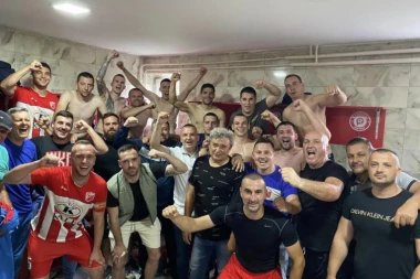 CRVENO-BELI ŠAMPIONI OPŠTINSKE LIGE: Furiozan start je igračima Crvene zvezde omogućio "dosta lakši" nastavak meča!