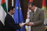 PREDSEDNIK SE SASTAO SA AL DAHERIJEM: Ambasador UAE uručio Vučiću poziv za samit COP28 (FOTO)