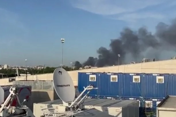 UŽAS U ISTANBULU! Sat vremena pre finala Lige šampiona IZBIO POŽAR! (VIDEO)