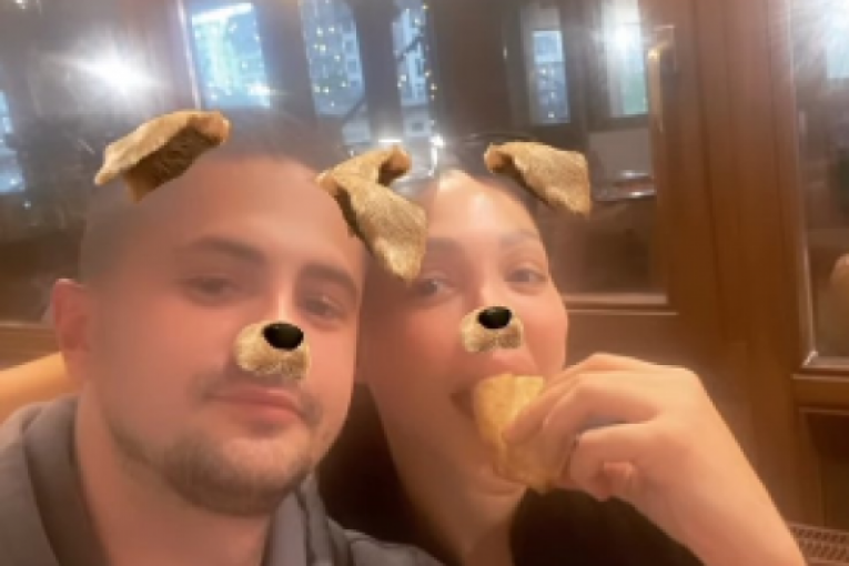 Maja Marinković i Bilal Brajlović večeraju