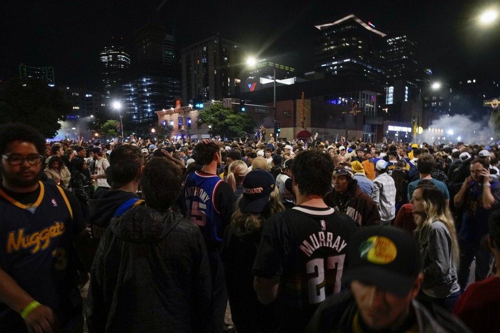 Navijači Denvera proslavljaju titulu šampiona NBA lige