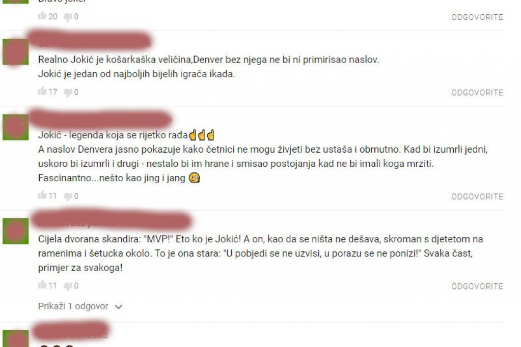 Komentari Hrvata na titulu Denvera i Nikole Jokića