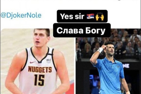 Novak Đoković čestita Nikoli Jokiću titulu šampiona NBA lige