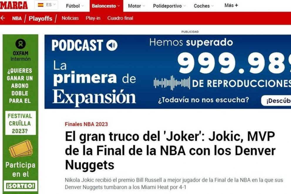 Strani mediji o Nikoli Jokiću