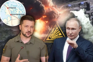 SPREMA SE EKOLOŠKA KATASTROFA NA KRIMU? Ukrajinci tvrde da će Rusi DIĆI U VAZDUH HEMIJSKU FABRIKU koja je ostala bez vode nakon uništenja brane (FOTO, VIDEO)