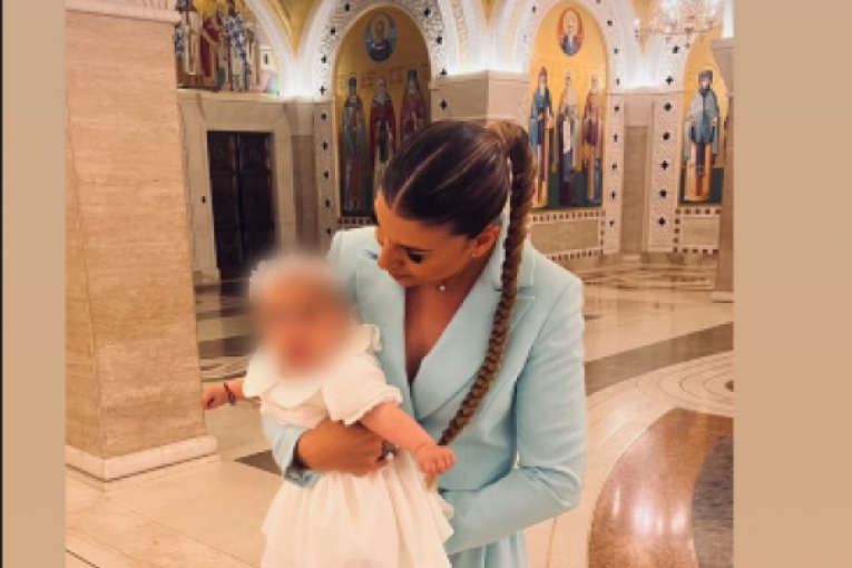 Mihajlo Šaulić i Marina Velimirović krštenje ćerke