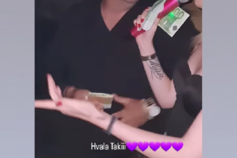 Taki Marinković daje bakšiš Mimi Živković