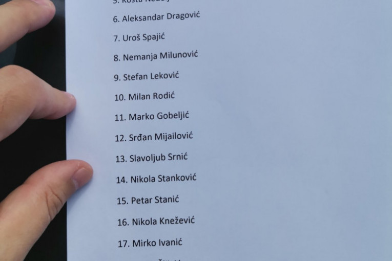 Spisak Crvene zvezde