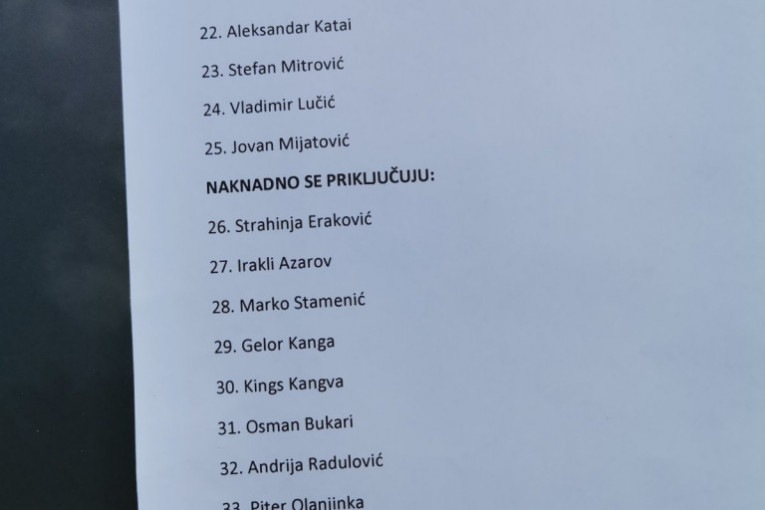 Spisak Crvene zvezde