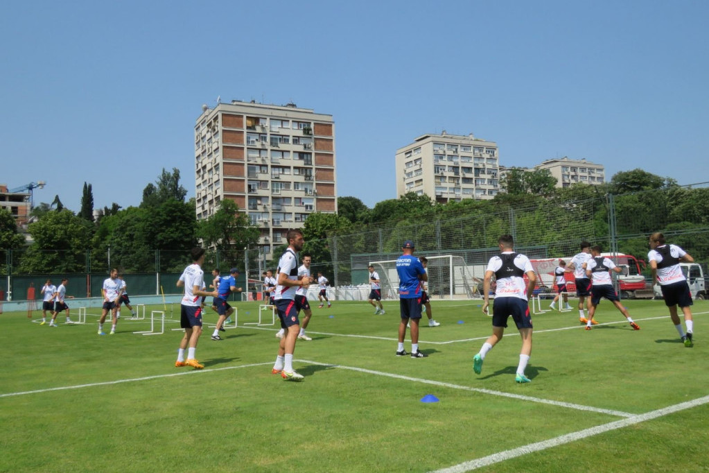 Prvi trening Zvezde u sezoni