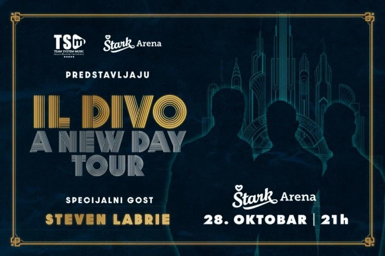 Beogradski koncert muzičkog ansambla IL DIVO: 28  oktobra 2023. godine u 21h u ŠTARK Areni!