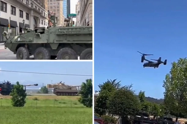 AMERIKA DIGLA VOJSKU! Ljudi panično jure, tenkovi preplavili ulice, pripremaju se za Treći svetski RAT?! (VIDEO)