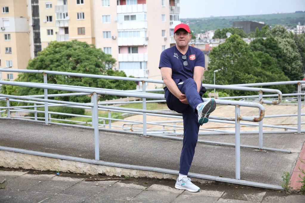 Razgibavanje "orlova" uoči meča protiv Bugarske