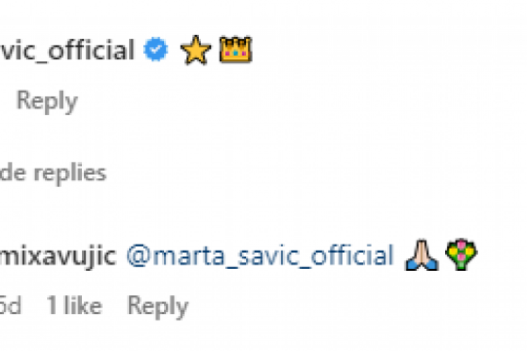 Marta Savić Instagram