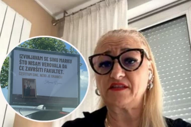 NEĆEŠ VALJDA TRI POSLEDNJA ISPITA OSTAVITI NEZAVRŠENA: Oglasila se majka koja je sinu ostavila poruku na bilbordima širom Beograda jer nije verovala da će završiti fakultet