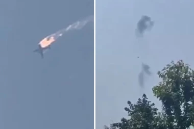 OBOREN AVION RUSKE VOJSKE KOD VORONJEŽA?! Objavljen jeziv snimak pada letelice, ratni reporteri optužuju za napad grupu Vagner!