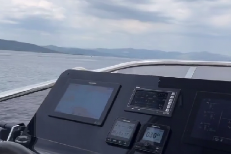 Anđela Đuričić na jahti