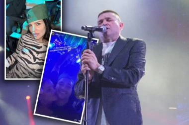 TRADICIONALNI ŠIJAN: Skinuo se na koncertu Baje Malog Knindže, pa ogrnuo zastavu Srbije! A tek da vidite Bojanu!