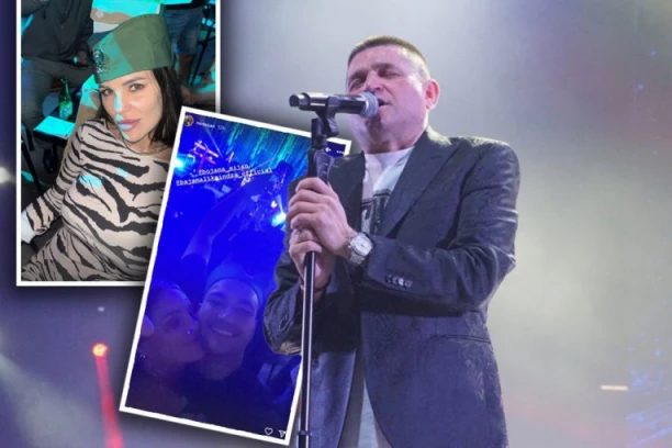 TRADICIONALNI ŠIJAN: Skinuo se na koncertu Baje Malog Knindže, pa ogrnuo zastavu Srbije! A tek da vidite Bojanu!